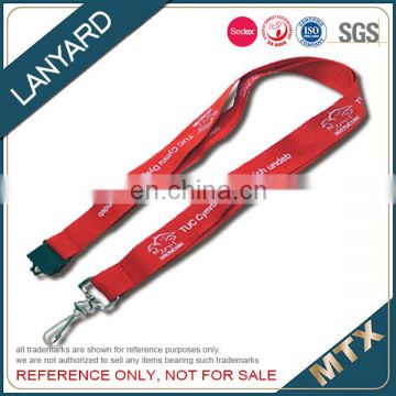 Flat type polyester lanyard