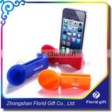 Custom design cheap printing silicone phone horn