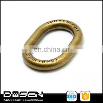 brand handbags acessories metal o ring customized made