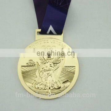 Manufacture Custom Cheap gold silver bronze sports award souvenir trophy factory price rings medal 3D eagle medal