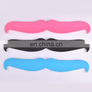 customized MR. mustache silicone slap band