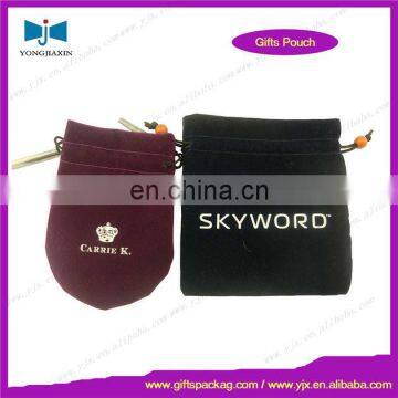 hot sale bead velvet bags with logo