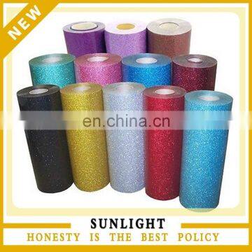 Wholesale Low Price Glitter Flex Heat Transfer Vinyl