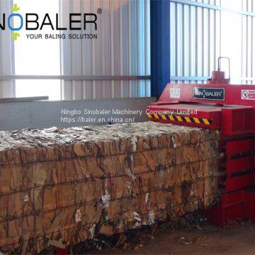 Cardboard Baler Bale Size and Bale Density