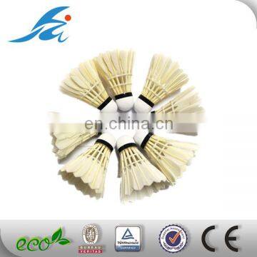 High quality duck feather shuttlecocks