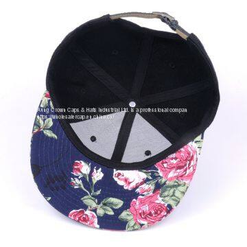 High Quality Hot Sale Custom 6 Panel Cap Snapback, Custom Snapback Cap photo-3