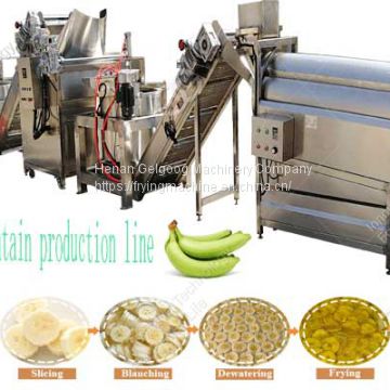 commercial banana/plantain chips processing machine/plantain chips making machine with low price