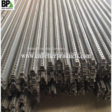 galvanized steel square sign post sand supports