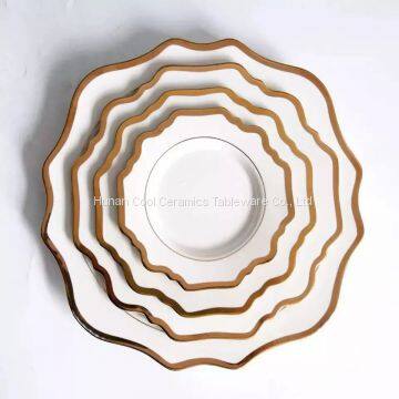 Beautiful And Good Quality Restaurant And Hotel Ceramic Plates