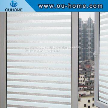 BT802 Office stripe decoration privacy window film