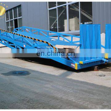 7LYQ Shandong SevenLift Hydraulic Mobile Adjustable Car Lift Loading Ramps for Trailers Container Shipping