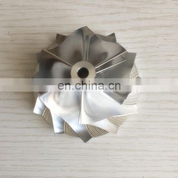 CT26 50.49/67.00mm 6+6 blades Turbo aluminum 2618/milling/Billet compressor wheel