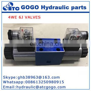 hydraulic solenoid direction valve ,4WE 6J62 EW 230N 9K4 3-position 4-way, 230v 24v 220v