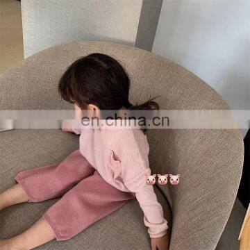 6411 Cross-border Direct Supply Hot Sale Spring Fashion Long Sleeve Girl t Shirt