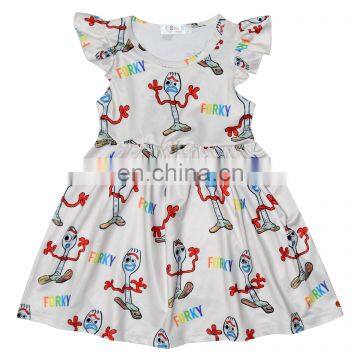 Summer Princess Print Dress Toddler Girls Dress Cute Fashion Summer Clothes