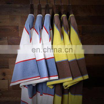 New Short-sleeved Cotton Round Neck Large Striped Short-sleeved Men's T-shirt Loose Shoulder Navy Style Shirt photo-3