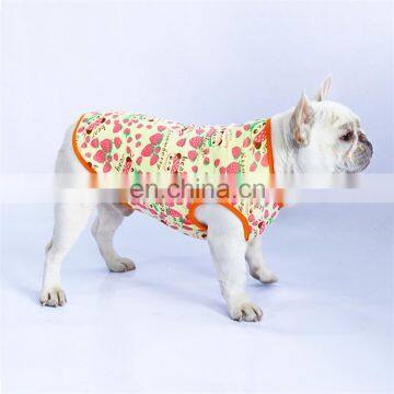 New Arrived Summer Teddy Pomeranian Bichon Cartoon Pattern Cute Dog Clothes Vest photo-3