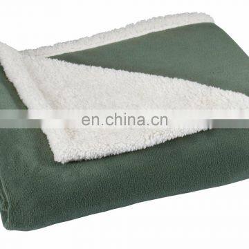Fleece Blanket OEM Super Soft 100% Polyester Flannel Winter Travel Plush Coral Fleece Blanket photo-4