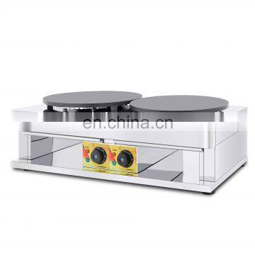 double head crepe pancake maker pancake machine two head crepe machine