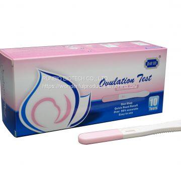 David CE Approved Semi-quantitative Ovulation Test Strip Cassette Midstream for Home Use