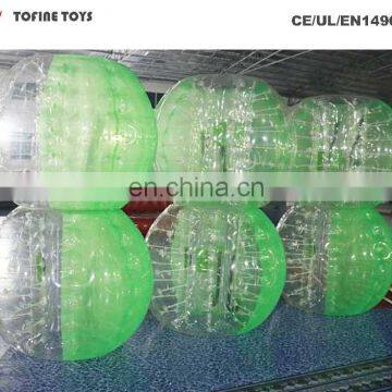 Inflatable PVC Belly Bump Soccer Zorb Ball Suit photo-3