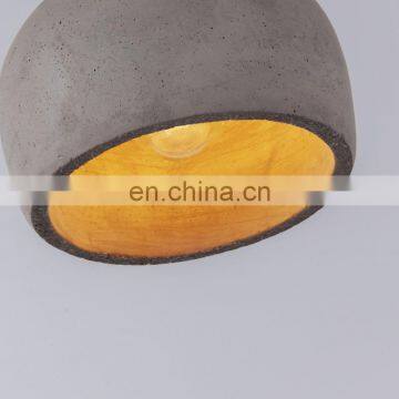 2020 Decoration Led Kitchen Cement Hanging Light Restaurant Concrete Pendant Lamp Fixture photo-4
