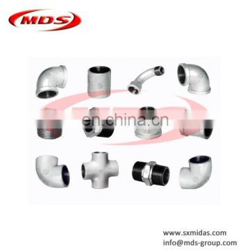 bs4568 galvanized malleable iron pipe fittings