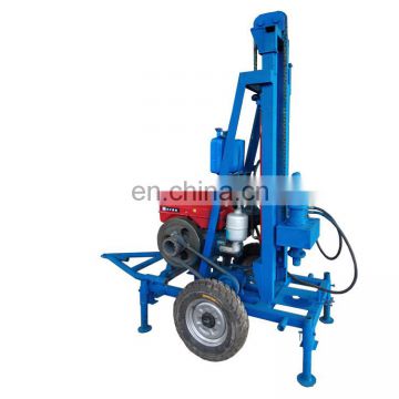 small portable full hydraulic water well drilling rig drilling rig/portable digging machines/borehole drilling machine