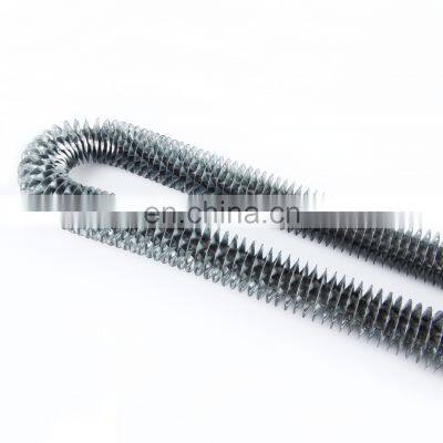 Stainless Steel 304 W U I Type Electric Finned Flexible Tubular Air Heater