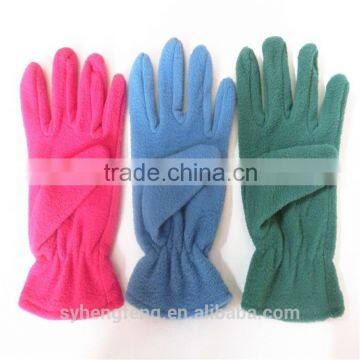 2016 wholesale hot style warm and thick adult fleece glove