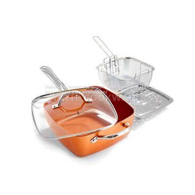 Pressed Aluminum Cookware Set Cookware Set Series Square Shape Series Cast Aluminum Cookware Manufacturers photo-4