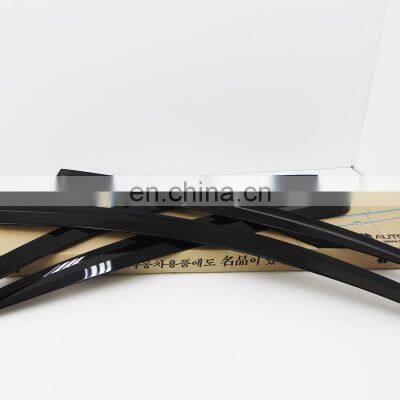 Chrome Door Visor Side Window Deflector Shade Sun Rain Shield Silver Strips Guard for Kia Pride(4) 2011 RIO photo-3