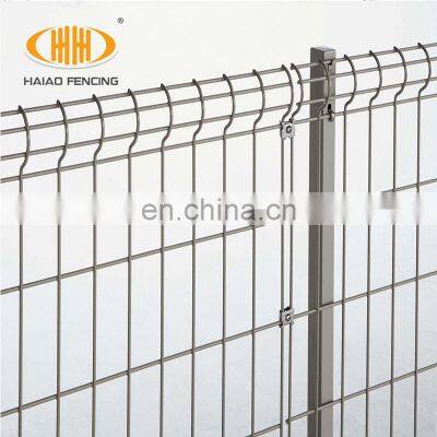 Wire mesh fence double loop wire fence