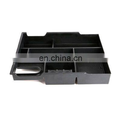 Interior Accessories Parts Silicone Armrest Rest Storage Box Center Control Console Organizer Tray For Toyota Tundra 2014-2021 photo-4