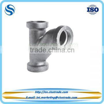 ASME B16.12 cast iron drainage y branch equal and reducing Tee cast iron pipe fitting