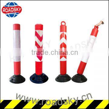 Rubber Elastic Road Divider 750mm PE Flexible Warning Post