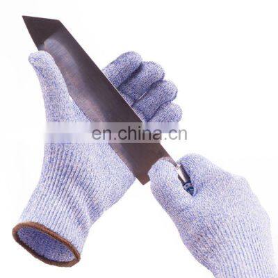 Cut Resistant Gloves Level 5 Protection HPPE Glass Liner