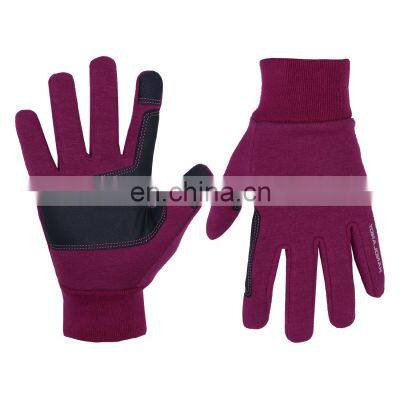 HANDLANDY In Stock Pink Winter Warm Outdoor Running Gloves Touch Screen Bicycle Sports Gloves For Women and Kids