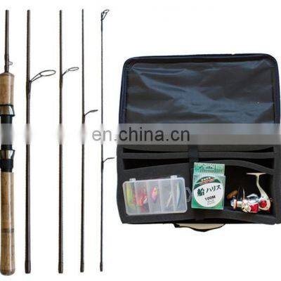 5 section lure rod fishing 1.8m 2.4m spinning lure fishing rod L action bass fishing rod