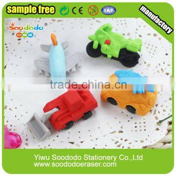 Fancy Boy Car And Plane Series Shaped Eraser Toy