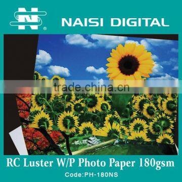 Resin coating velvet waterproof photo paper 180gsm