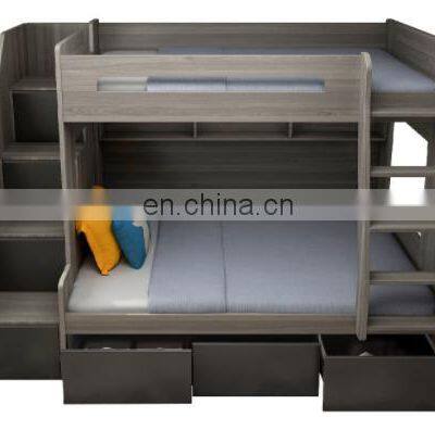 Functional Kids Bunk Bed Children Beds With Ladder and Ladder Ark photo-5