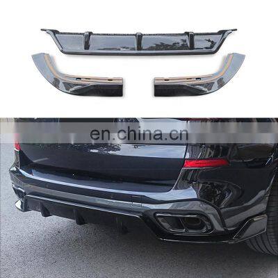 Cheapest Price Carbon Fiber Lip Rear Diffuser Spoiler Body Kit For Bnw X5 photo-3