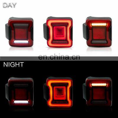 Rear Taillights LED Brake Lights Reverse Turn Lamps For Wrangler JL 2018+ photo-2