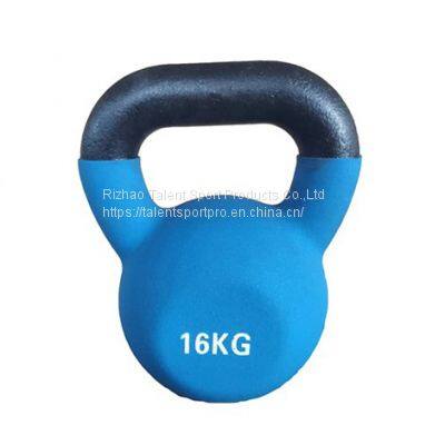 16kg Cast Iron Vinyl Coated kettlebell