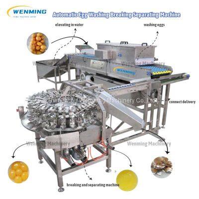 Automatic Egg Washing Breaking Separating Line White Yolk Separating Automatic Egg Processing Line Egg Washing Separating Machine photo-2