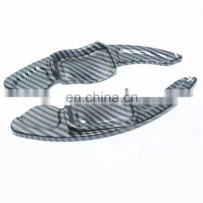 Aluminum Metal Steering Wheel Carbon Fiber Shift Paddle Shifter Extensions For Tiguan