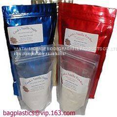 Kraft Paper Side Gusset Bag Open Top Heat Sealing For Snack Cookie Tea Take Out, Doypack Matte Mylar Packaging Bag Black Plastic Aluminum Foil Smell Proof Mylar Coffee Zipper Lock Bags photo-5