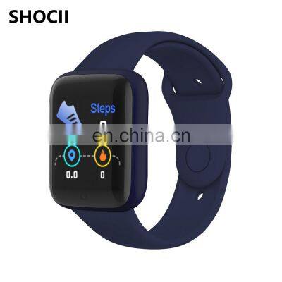 New prudoct Amazon hot Sale smart watch y68 wrist bracelet band blood pressure sport wristband fitness tracker D20 smartwatch