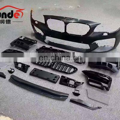 Runde Car Modification PP Material Front Bumper For BMW 5 Series F10 F18 Upgrade to 2021 G30 M5 Style photo-3